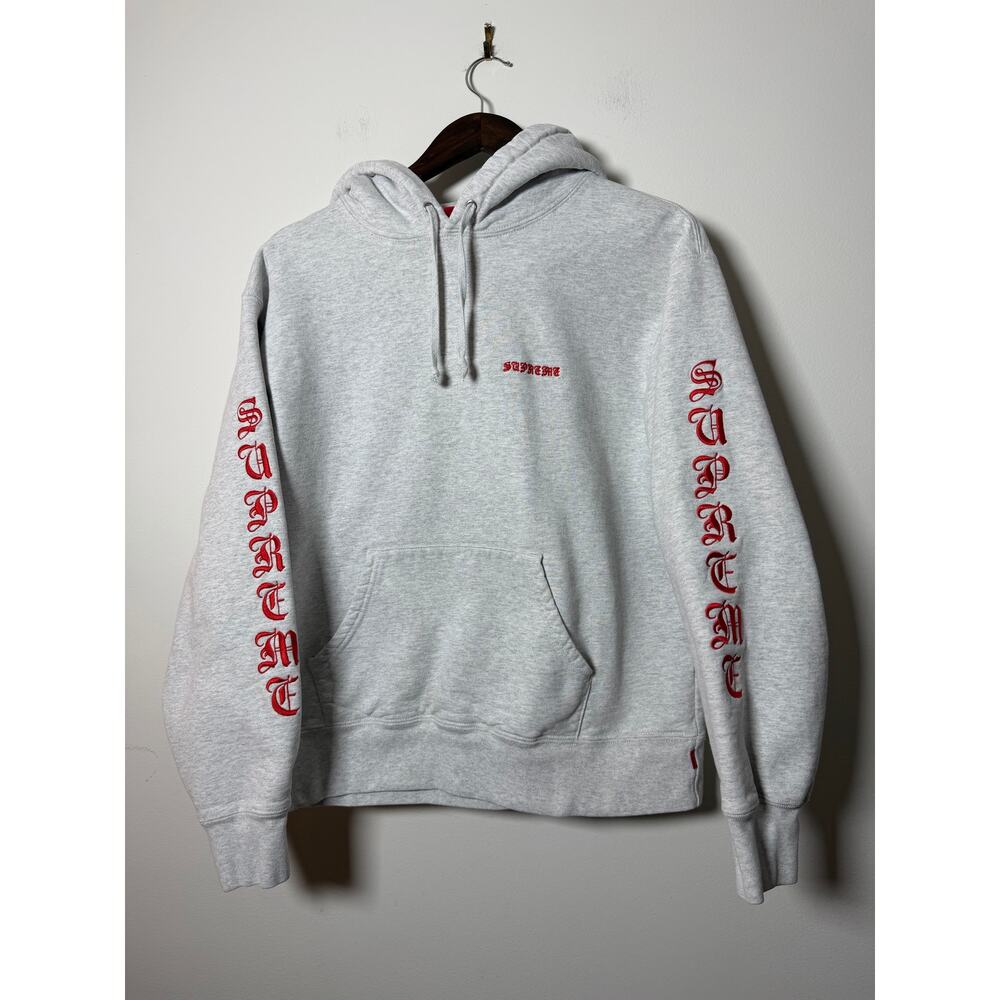 Supreme Peace Hooded Sweatshirt 'Ash Grey'
